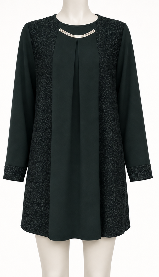 Chemise longue verte taille M en bon état