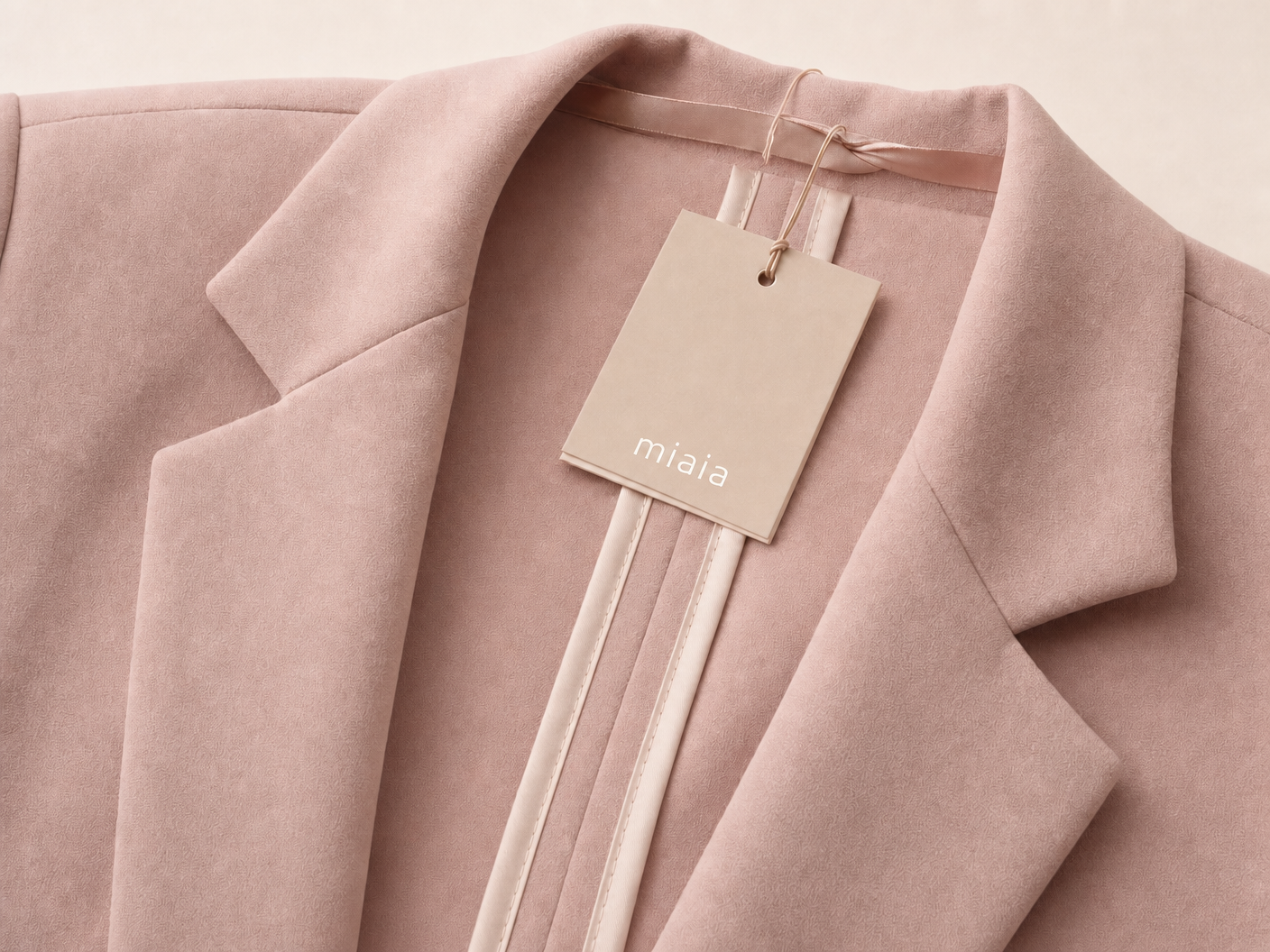 Ensemble tailleur femme rose poudré MIAIA taille XL neuf – Image 5