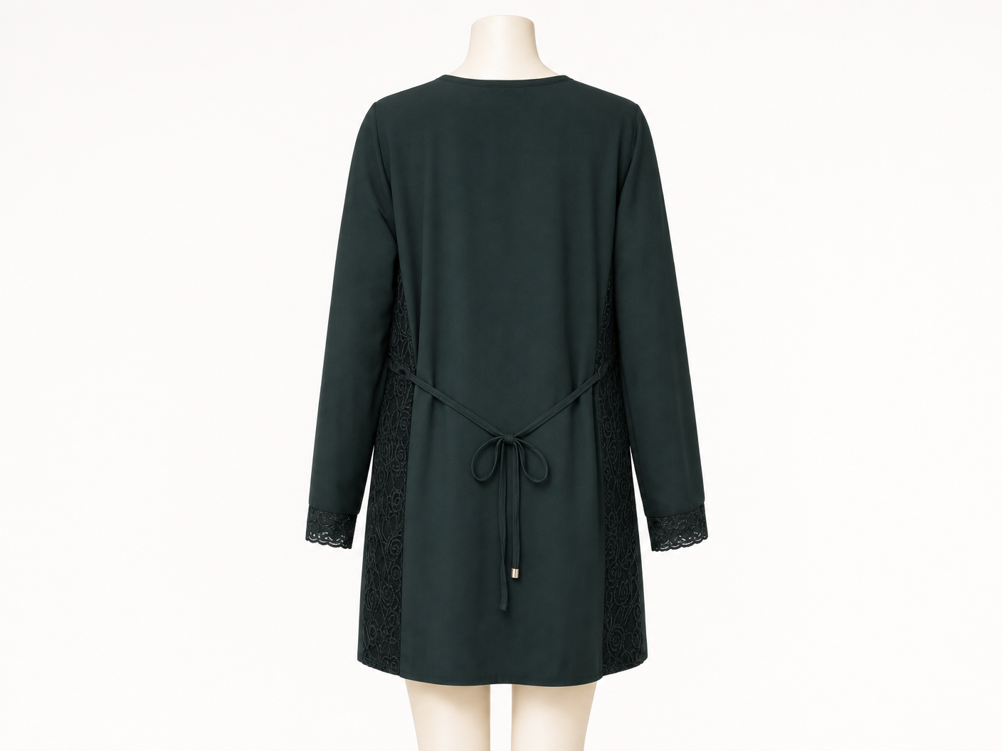 Chemise longue verte taille M en bon état – Image 3